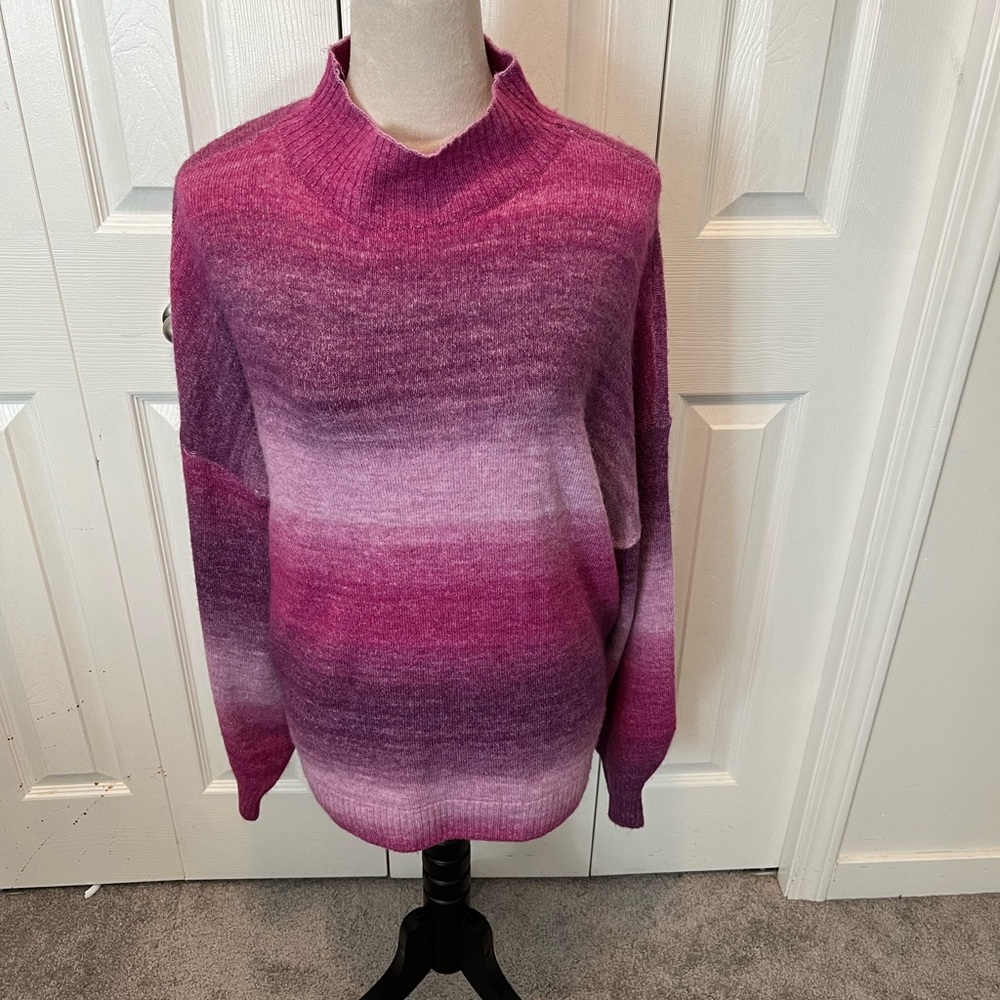 Gap size XL pink ombré pullover